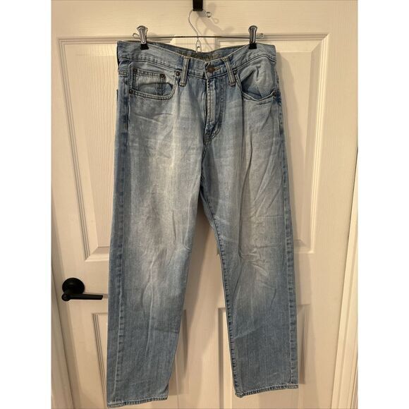 American Eagle Outfitters Other - American Eagle Outfitters Men's Original Straight Light Wash Blue Jean 31 X 32